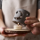 Round Candlestick Silicone Mold DIY Star Moon Tealight Candle Holder 5
