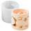 Round Candlestick Silicone Mold DIY Star Moon Tealight Candle Holder 7