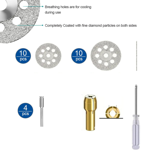 Cutting Wheel Set Compatible with Rotary Tool 2