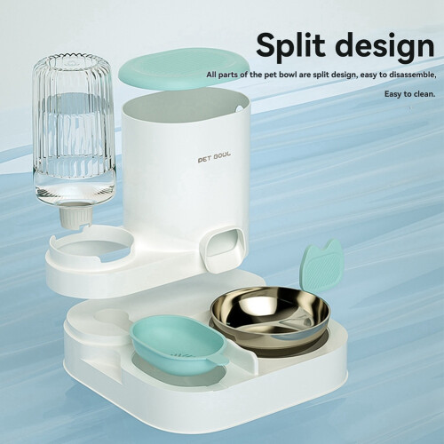 Automatic Feeder Pet GravityFeeder with Dry and Wet Separation 2