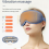 3D Eye Mask for Sleeping Hot Compress Massage Blindfold 4