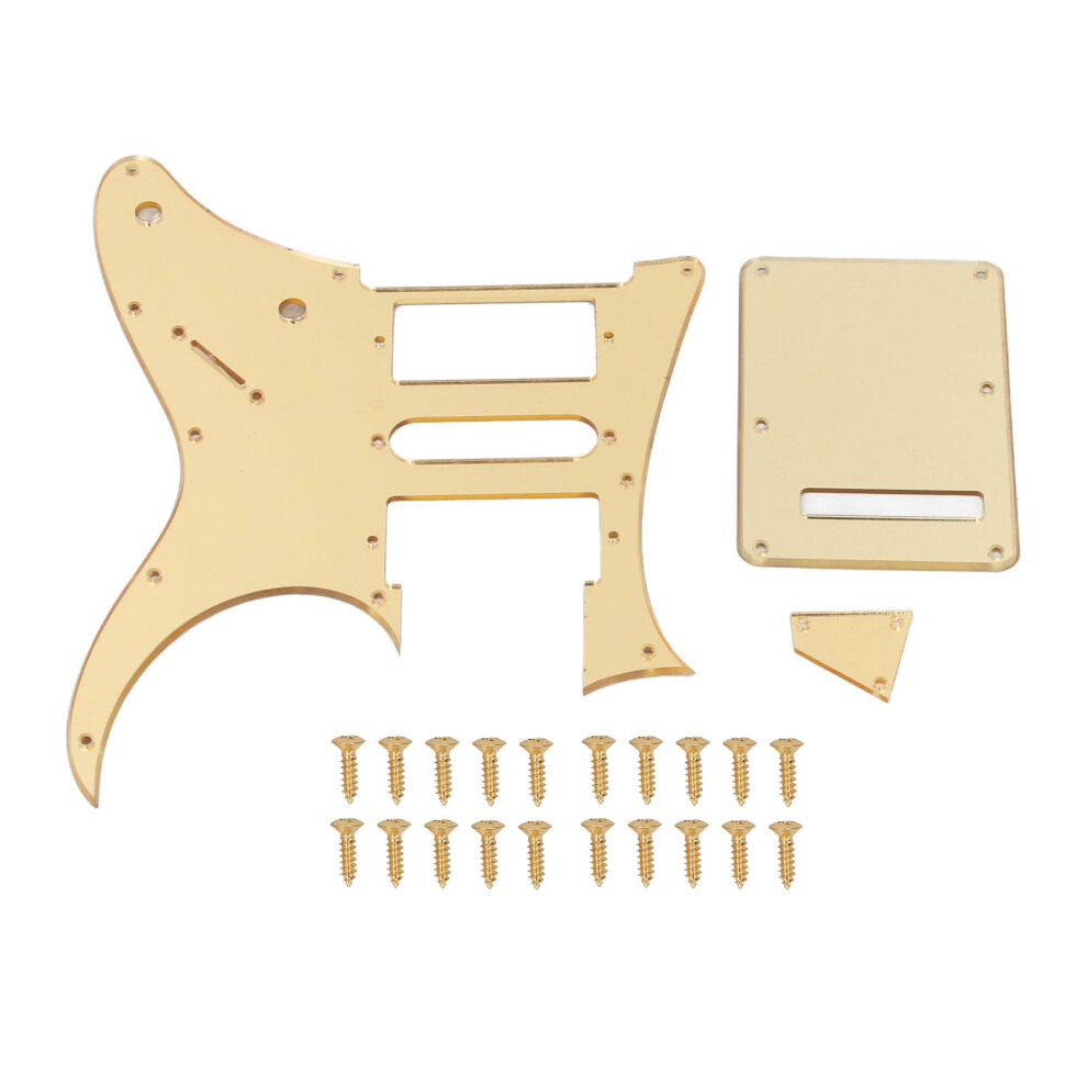 Electric Guitar Pickguard HSH Gold Double Coil