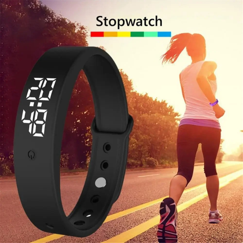 Pulseira inteligente digital LED à prova d'água Relógio inteligente Smartband 2