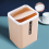 Small Waste Bin Desktop Garbage Basket Home Table Office Supplies 4