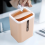 Small Waste Bin Desktop Garbage Basket Home Table Office Supplies 3