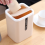 Small Waste Bin Desktop Garbage Basket Home Table Office Supplies 5