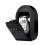 Magntic Key Lock Box with 4 Digit Combination Lock Hider Under Car, B 1