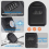 Magntic Key Lock Box with 4 Digit Combination Lock Hider Under Car, B 5