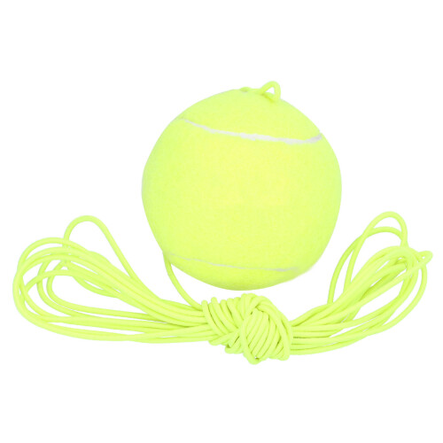 Practice Tennis with Elastic String Training Ball for Single Player Use 1
