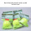 Practice Tennis with Elastic String Training Ball for Single Player Use 10