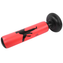 Colonna da boxe gonfiabile rossa, alta 1,6 m, base da 60 cm