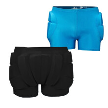 Gepolsterte Ski Schutzhosen für Eiskunstlauf und Skate, Hüftschutz-Pad, Größe S 60-70cm, Schwarz-Rosa, verschleißfest