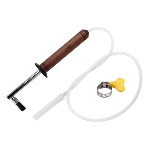 Coffee machine brush, nylon, anti-scald, wood handle, cleaning tool. 1