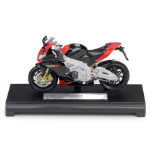 1/18 Scale Diecast Motorcycle Model RSV4 Factory Black-Red Collectible Gift Simulation Replica