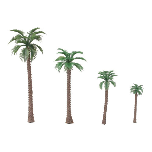 40 pezzi di alberi modello di palma da cocco/modello di scenario in plastica artificiale 1