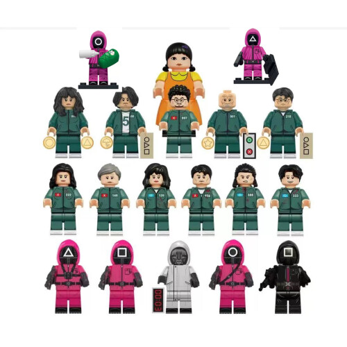 (19pcs-A) 20PCS Game Figures Building Blocks Anime Minifigures Toy