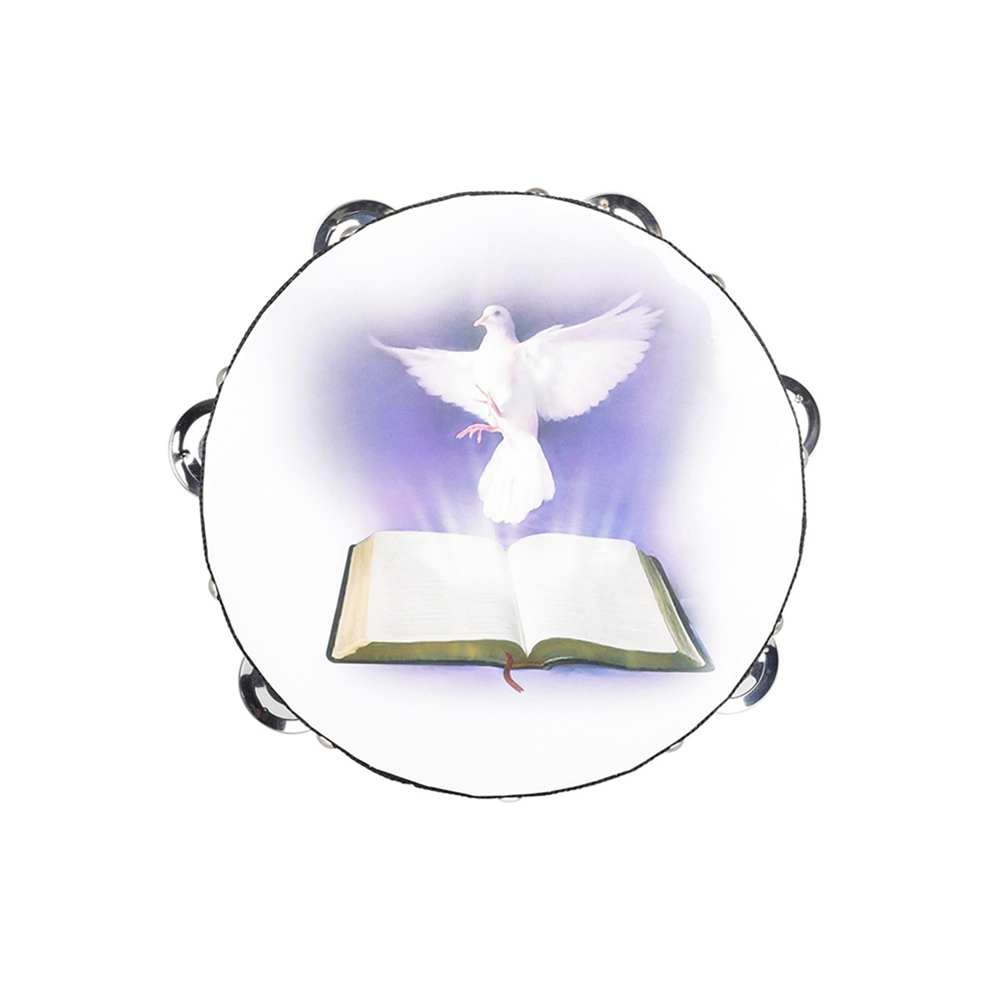 8-Inch Palm Dubbellaagse Handratel Orff Handratel-image