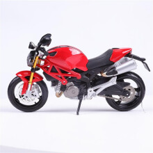 696 Monster Rosso Diecast Model Motorcycle 1/12 Scale Collectible Simulation Gift for Motorcycle Enthusiasts