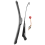 Kit de limpador de para-brisa manual UTV 350X400MM de 15,7 polegadas 4