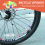 108 perles rondes décoratives colorées pour rayons de vélo 4