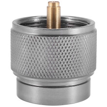 Adapter do kuchenki turystycznej, wejście do małego zbiornika propanu 1LB i zawór Lindal