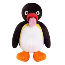 Pluchen pop schattige pinguïn tafelversiering pluchen pop speelgoedfiguur