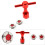2pcs Red Golf Putter Weights Golf Wrench Spanner 6