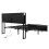 Metal Black Double Bed, LED Lighting, USB Ports & Storage Headboard 5