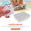 10Pcs Box Trading Card Case Clear Plastic Storage Box 7