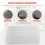 10Pcs Box Trading Card Case Clear Plastic Storage Box 5