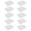 10Pcs Box Trading Card Case Clear Plastic Storage Box 4