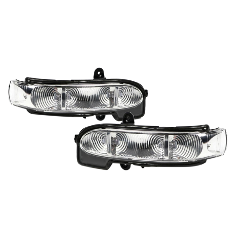 Espelho retrovisor direito do carro com luz LED indicadora de seta