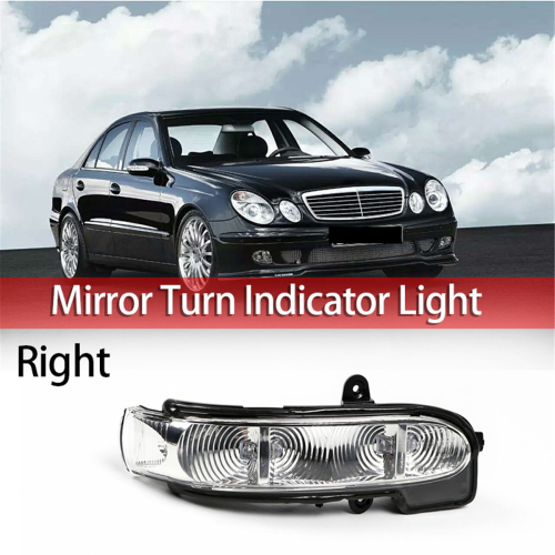 Espelho retrovisor direito do carro com luz LED indicadora de seta 2