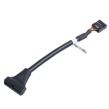 Καλώδιο προσαρμογέα USB 3.0 20 ακίδων αρσενικό σε USB 2.0 9 ακίδων θηλυκό 15cm