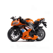 Alloy Mini Motorcycle Model Boomerang Car Ornament Blue Vehicle Collection Decoration 1:12 Scale Orange