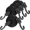 4Pcs Expanders with Hooks, 100cm Elastic Strap for Bicycle Carriers 1
