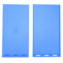 2Pc Rubber Beeswax Sheet Mold, Flexible DIY Beekeeper Tool, Dark Blue