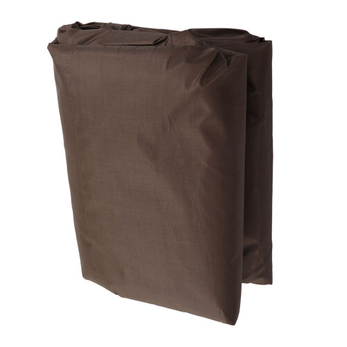 kaffeefarbene Schneefräsenabdeckung 210D groß, 109 cm 2
