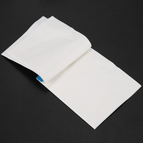 φυλλάδιο 50 τεμαχίων 10cm x 7,5cm λευκό μαλακό χαρτί καθαρισμού 1
