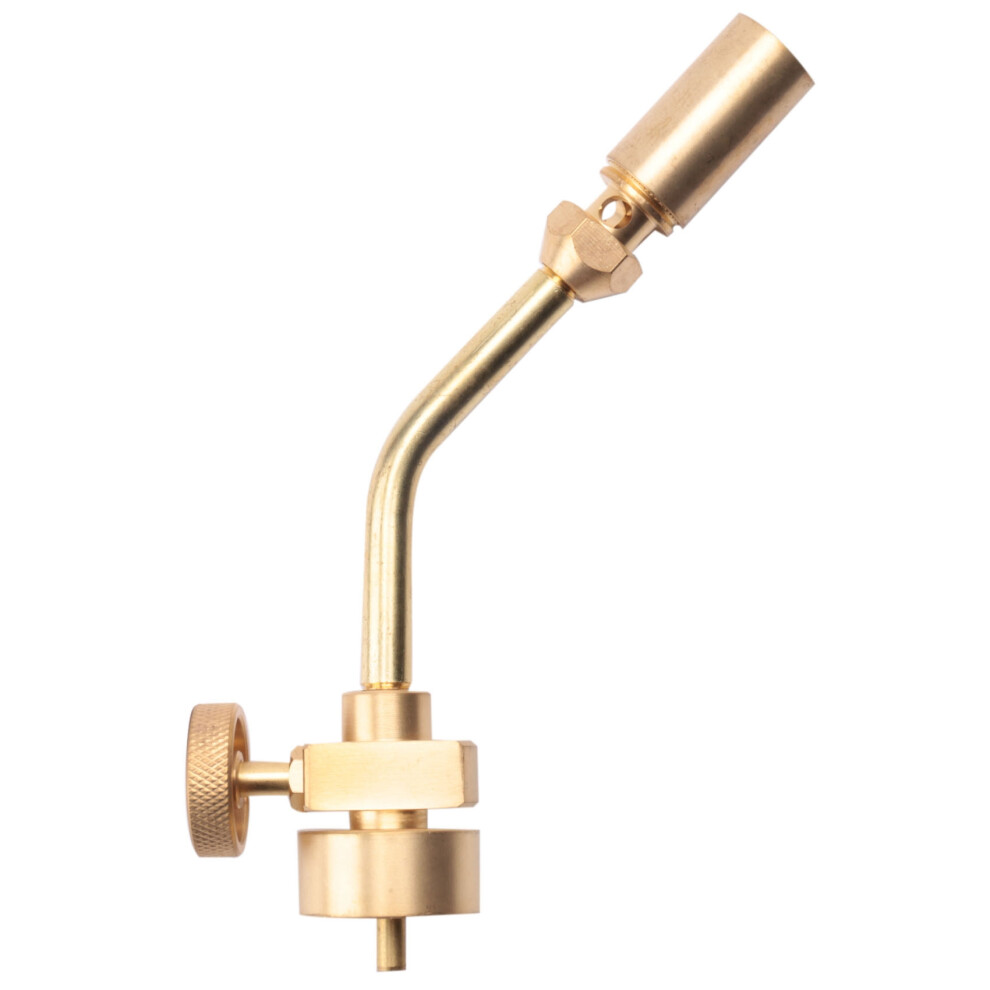 Cabezal De Soplete De Soldadura De Propano Con Llama De LáPiz De LatóN, Cabezal Con Mango De Metal De Arranque-image