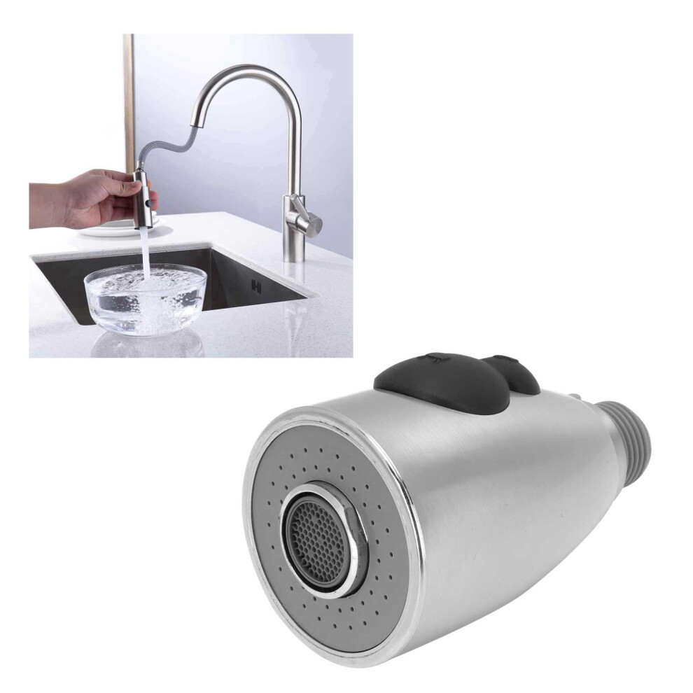 G1/2In Pull Out Faucet Sprayer Nozzle With Dual Modes For Kitchen/Bathroom 9301340685799