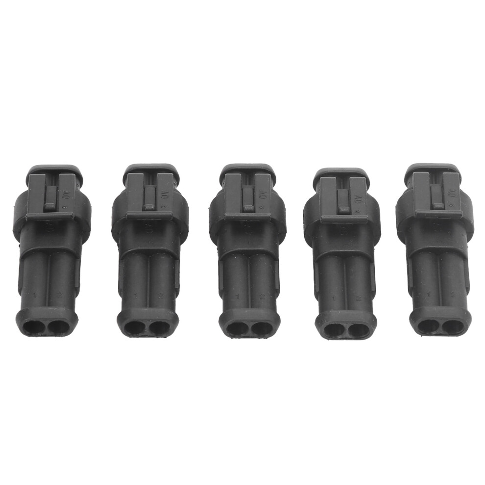 5Pcs Waterproof 2Pin Electrical Wire Connector Ip67 For Car Truck Marine 8491340686030