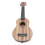 Soprano Ukulele Kit 21in Zebra Wood for Beginner 6
