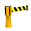 Conector de barrera para conos de plástico - Talla única, Amarillo 2