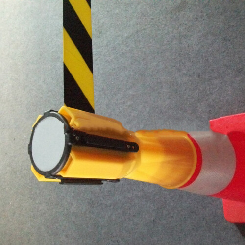 Conector de barrera para conos de plástico - Talla única, Amarillo 2
