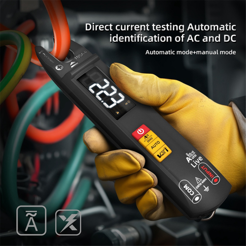 Ψηφιακή σφιγκτήρα U0 με περόνη DC AC 100A Έξυπνη πένσα αμπερόμετρου TRMS 1