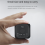 Interruttore a pedale wireless ricaricabile per tablet, smartphone, e-book, nero 5