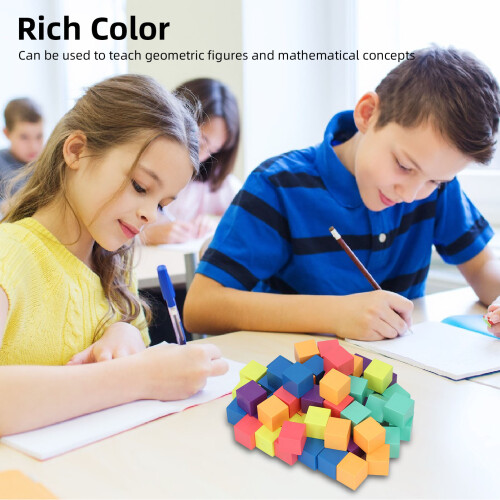 Blocchi 3D colorati impilabili, 60 pezzi 2