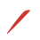 Pacote com 50 palhetas de plástico para flechas Arrows Vanes de 4 polegadas (vermelho) 7