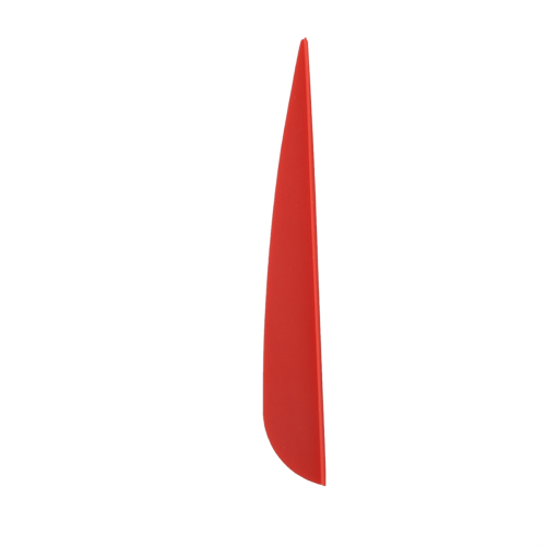 Pacote com 50 palhetas de plástico para flechas Arrows Vanes de 4 polegadas (vermelho) 1